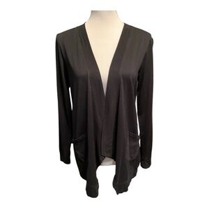 J. McLaughlin Silk Blend Open Front Cardigan Size S